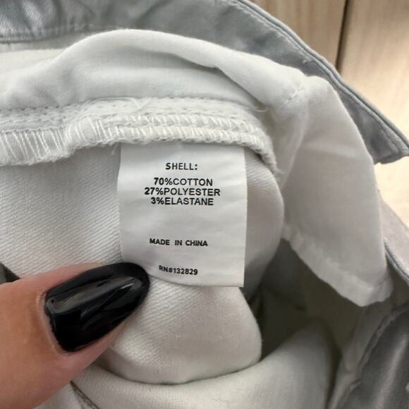 Superdown Regina Metallic Jean Silver Straight Leg Jeans Revolve Size 32 NEW - Picture 9 of 9